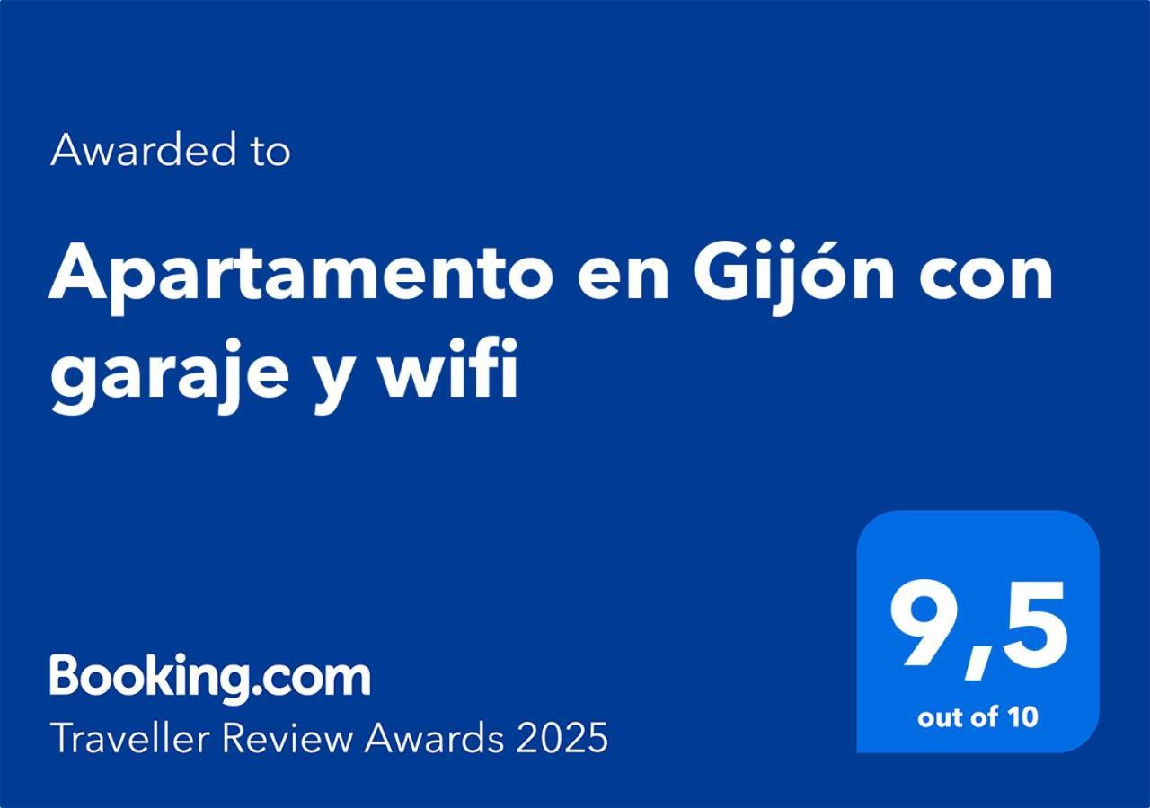 Apartamento En Gijon Con Garaje Y Wifi Eksteriør billede
